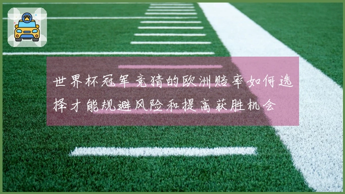 世界杯冠军竞猜的欧洲赔率如何选择才能规避风险和提高获胜机会