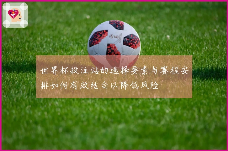 世界杯投注站的选择要素与赛程安排如何有效结合以降低风险